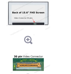 Dalle écran LCD 16" NV160WUM-N42 - Résolution 1920x1200 FHD WUXGA - Connecteur 30 Broches - Neuf Pour Réparation