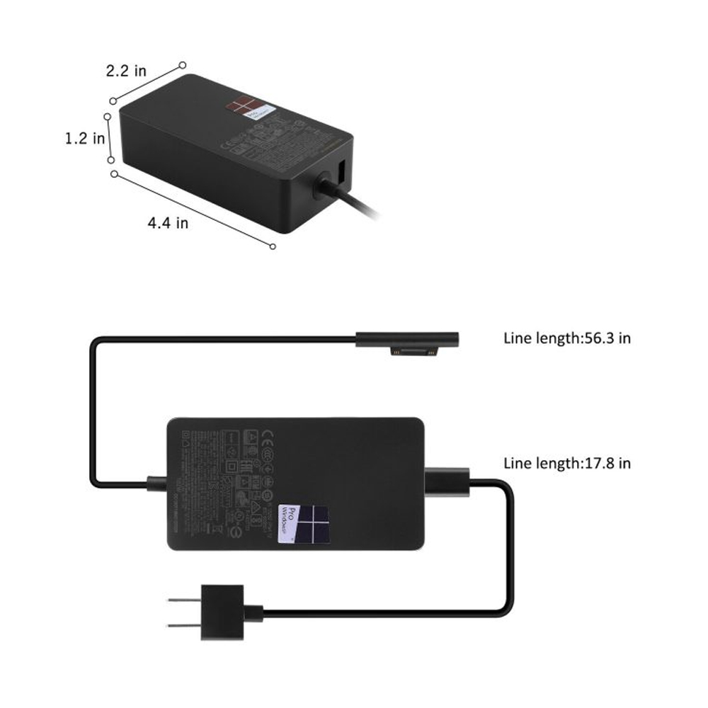 Sạc Surface Book 2 15V-6.33A - ZIN